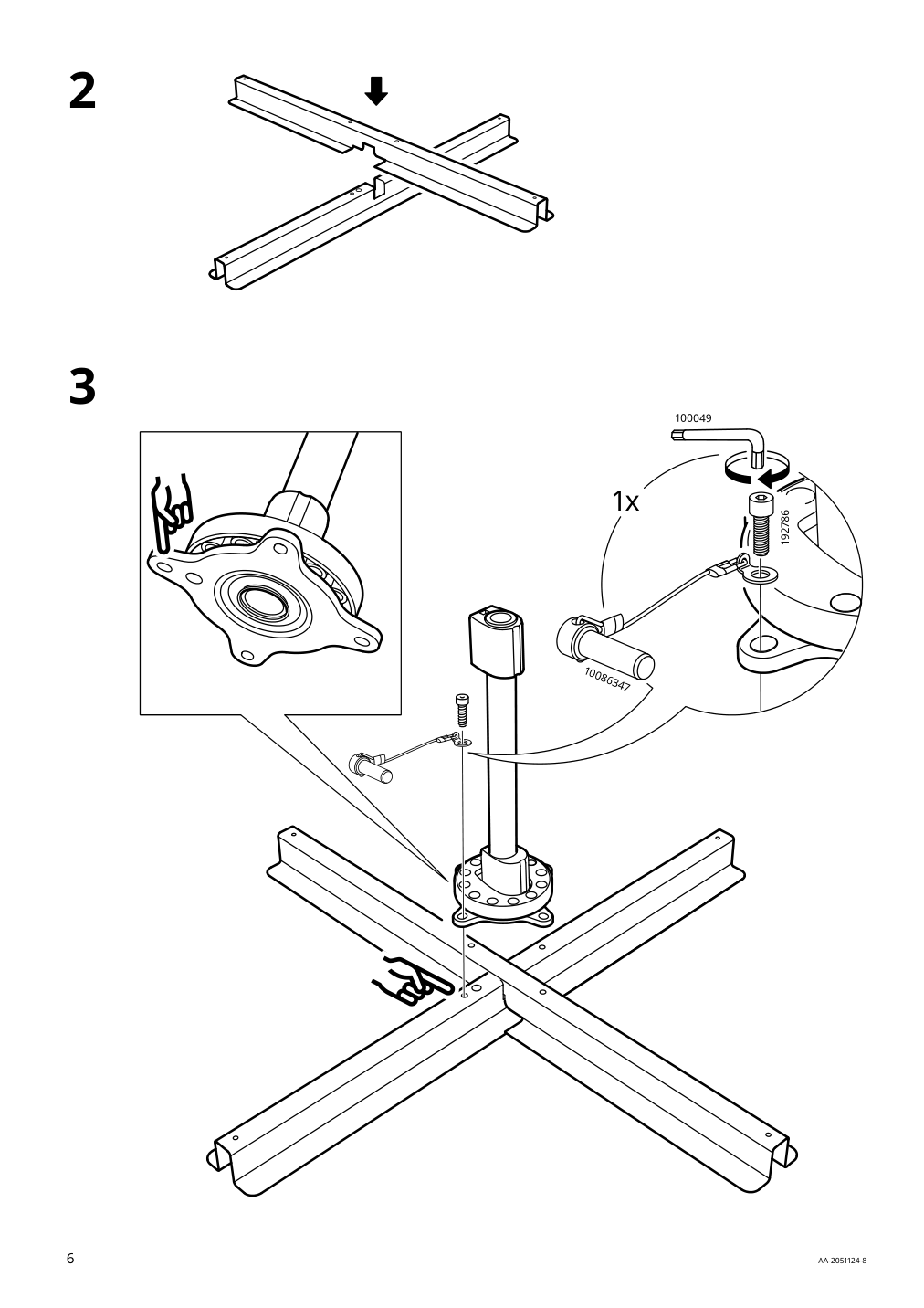 Assembly instructions for IKEA Seglaroe umbrella hanging beige tilting | Page 6 - IKEA SEGLARÖ umbrella, hanging 303.878.68