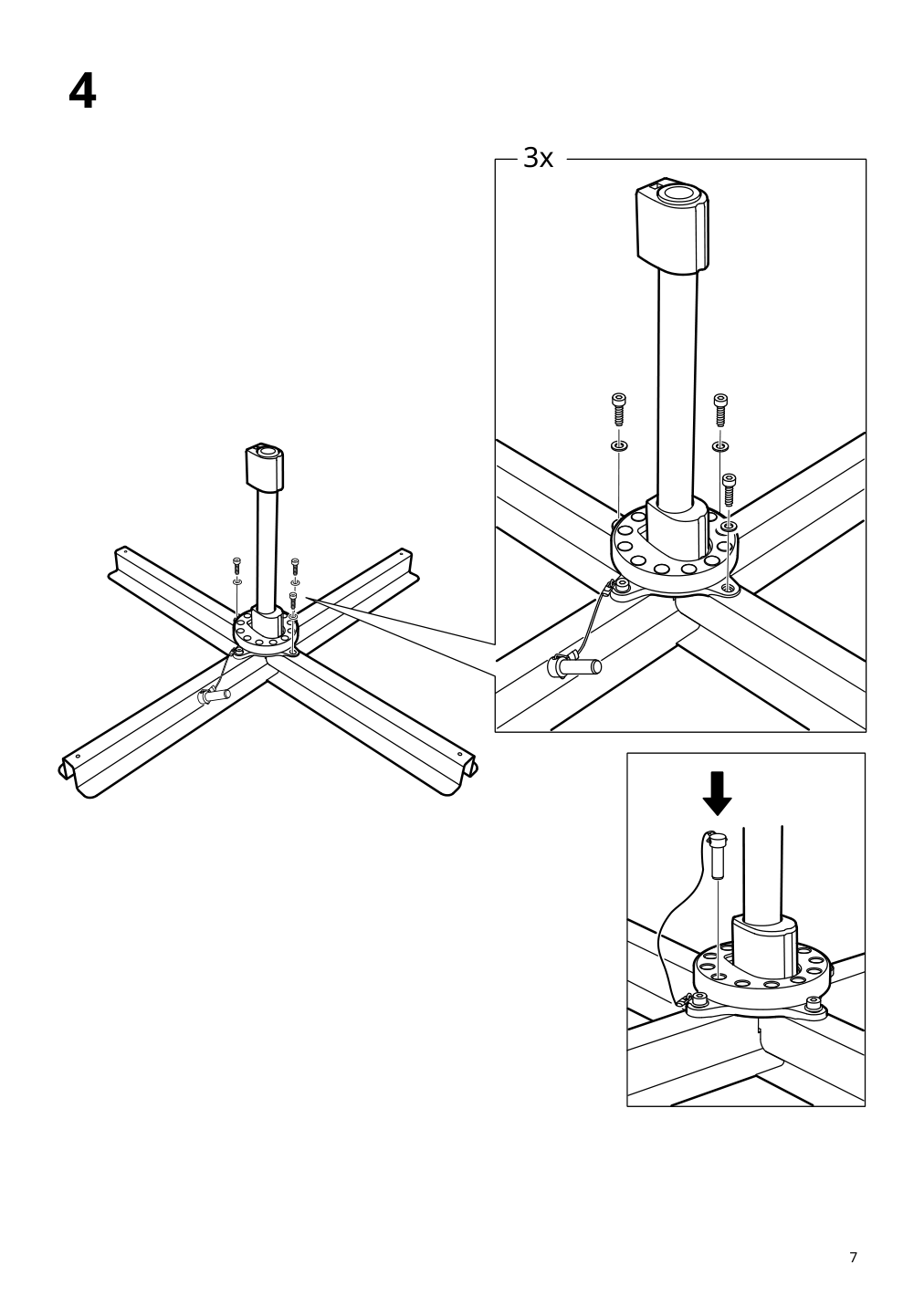 Assembly instructions for IKEA Seglaroe umbrella hanging beige tilting | Page 7 - IKEA SEGLARÖ umbrella, hanging 303.878.68