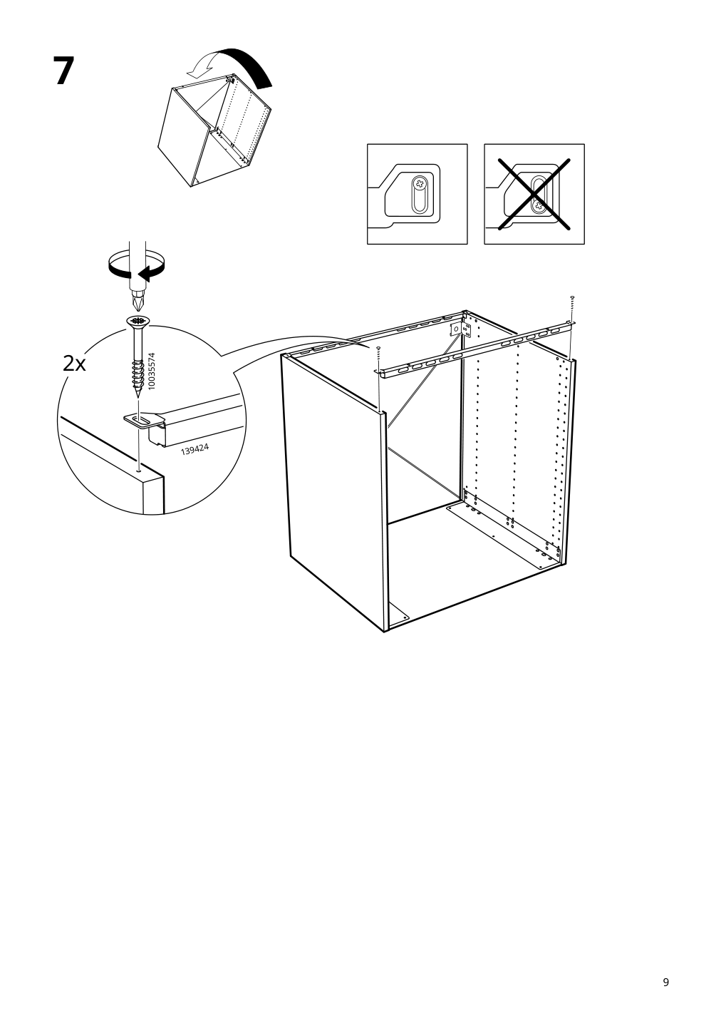 Assembly instructions for IKEA Sektion base cabinet for oven white | Page 9 - IKEA SEKTION base cabinet for oven 693.889.42