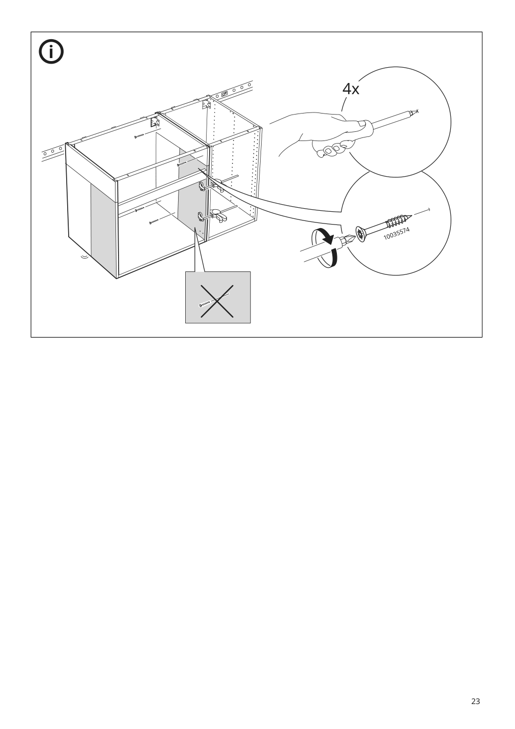 Assembly instructions for IKEA Sektion base cabinet frame adapted for wheelchairs white | Page 23 - IKEA SEKTION base cabinet frame 304.508.45