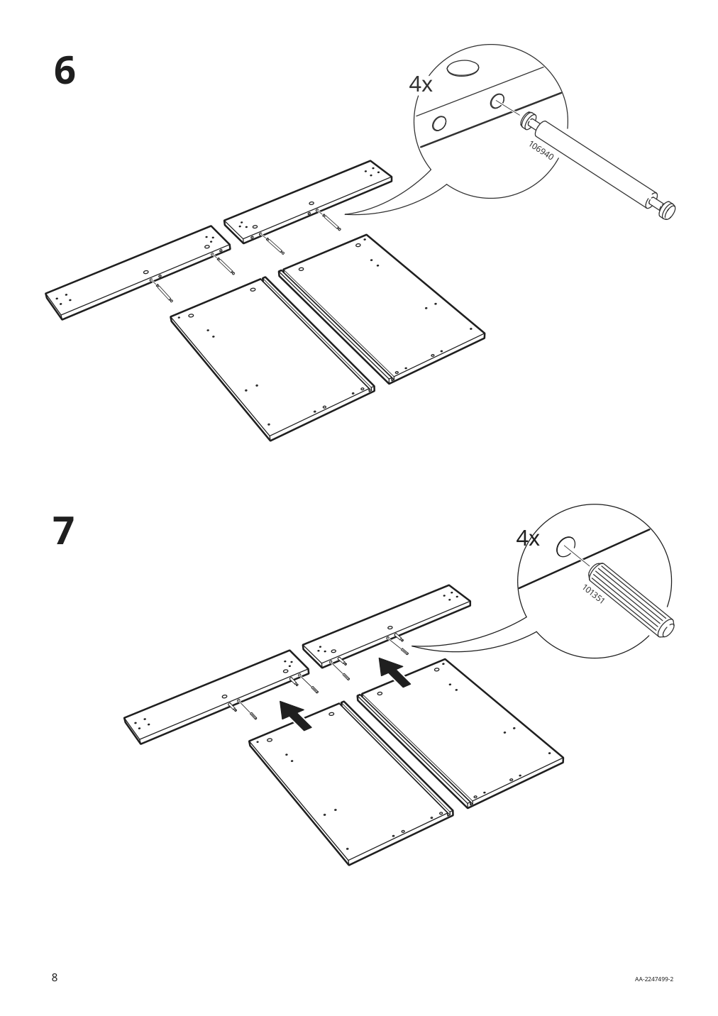 Assembly instructions for IKEA Sektion base cabinet frame adapted for wheelchairs white | Page 8 - IKEA SEKTION base cabinet frame 304.508.45