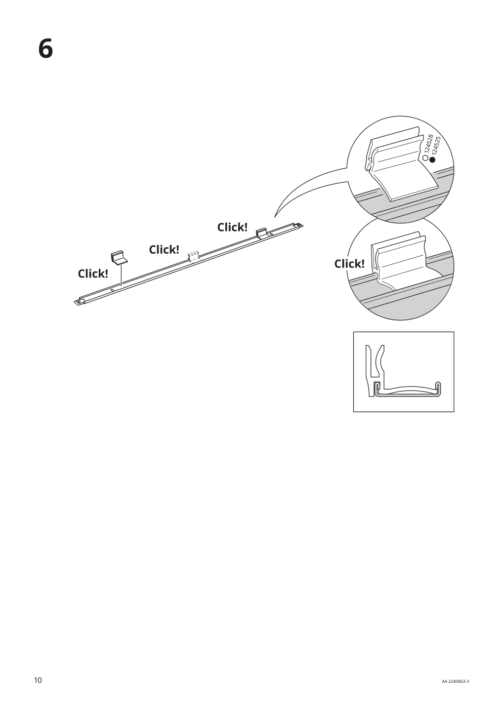 Assembly instructions for IKEA Sektion base cabinet frame white | Page 10 - IKEA SEKTION base cabinet with wire baskets 394.583.28