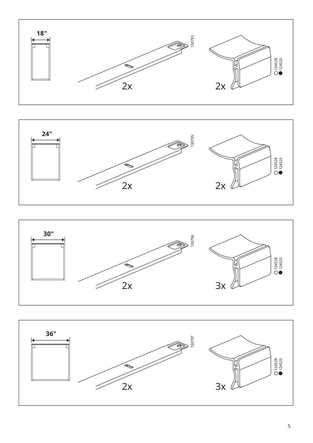 Assembly instructions for IKEA Sektion base cabinet frame white | Page 5 - IKEA SEKTION / MAXIMERA base cabinet with drawer/door 294.577.77