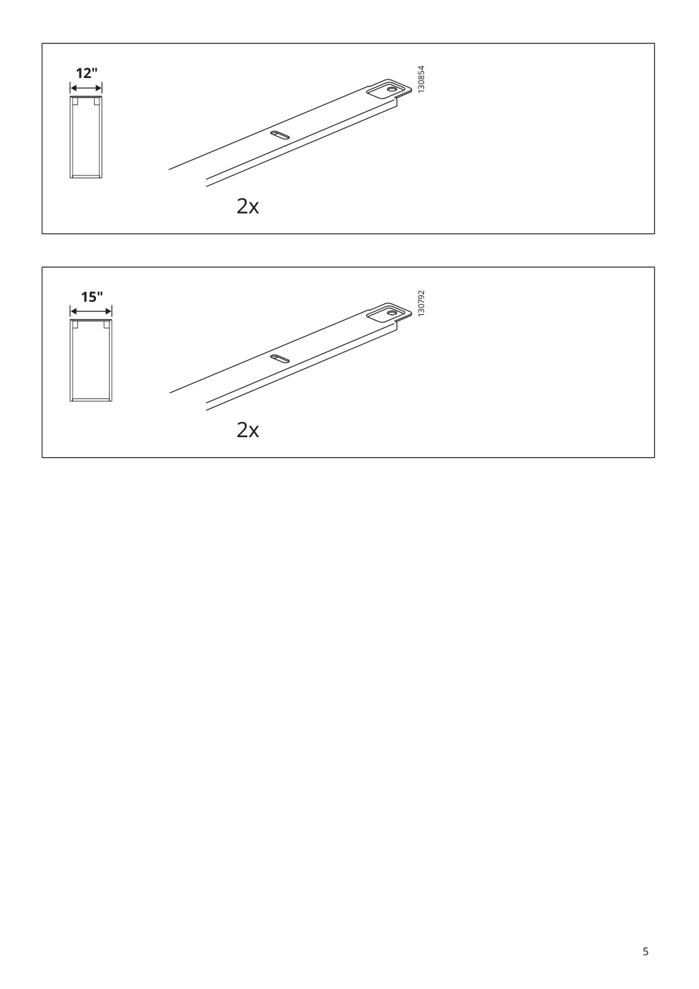 Assembly instructions for IKEA Sektion base cabinet frame white | Page 5 - IKEA SEKTION base cabinet for recycling 193.185.55