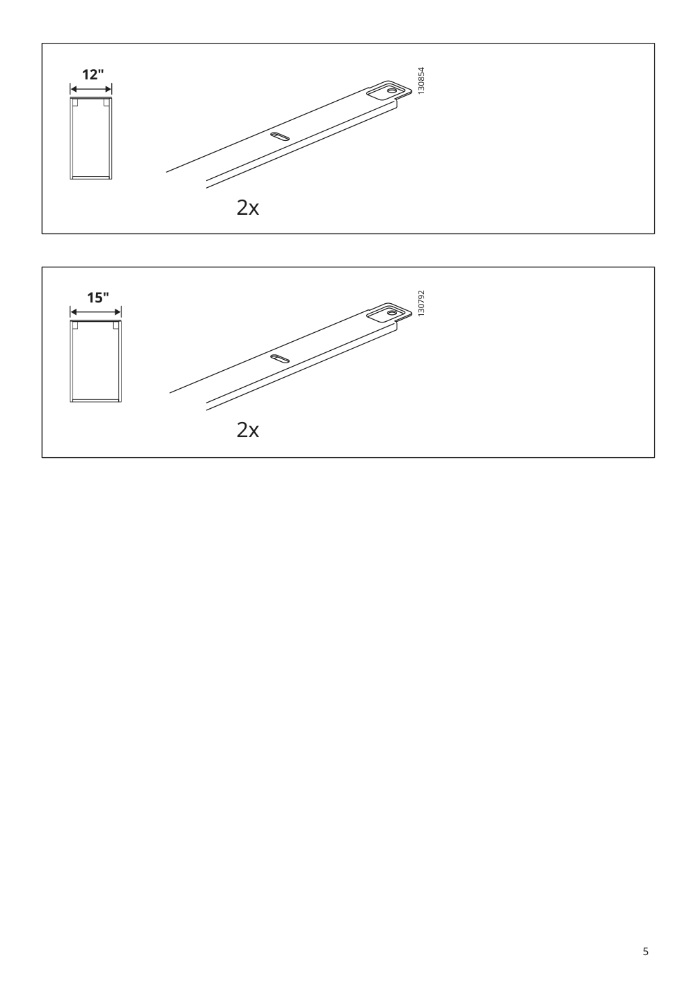 Assembly instructions for IKEA Sektion base cabinet frame white | Page 5 - IKEA SEKTION / MAXIMERA base cabinet with 3 drawers 593.085.64