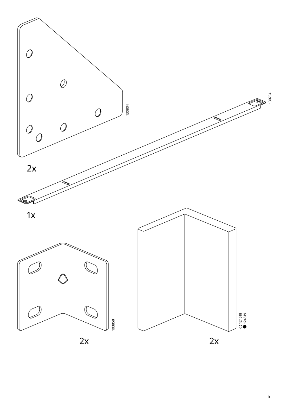 Assembly instructions for IKEA Sektion base corner cabinet frame white | Page 5 - IKEA SEKTION corner base cabinet with shelf 694.679.77