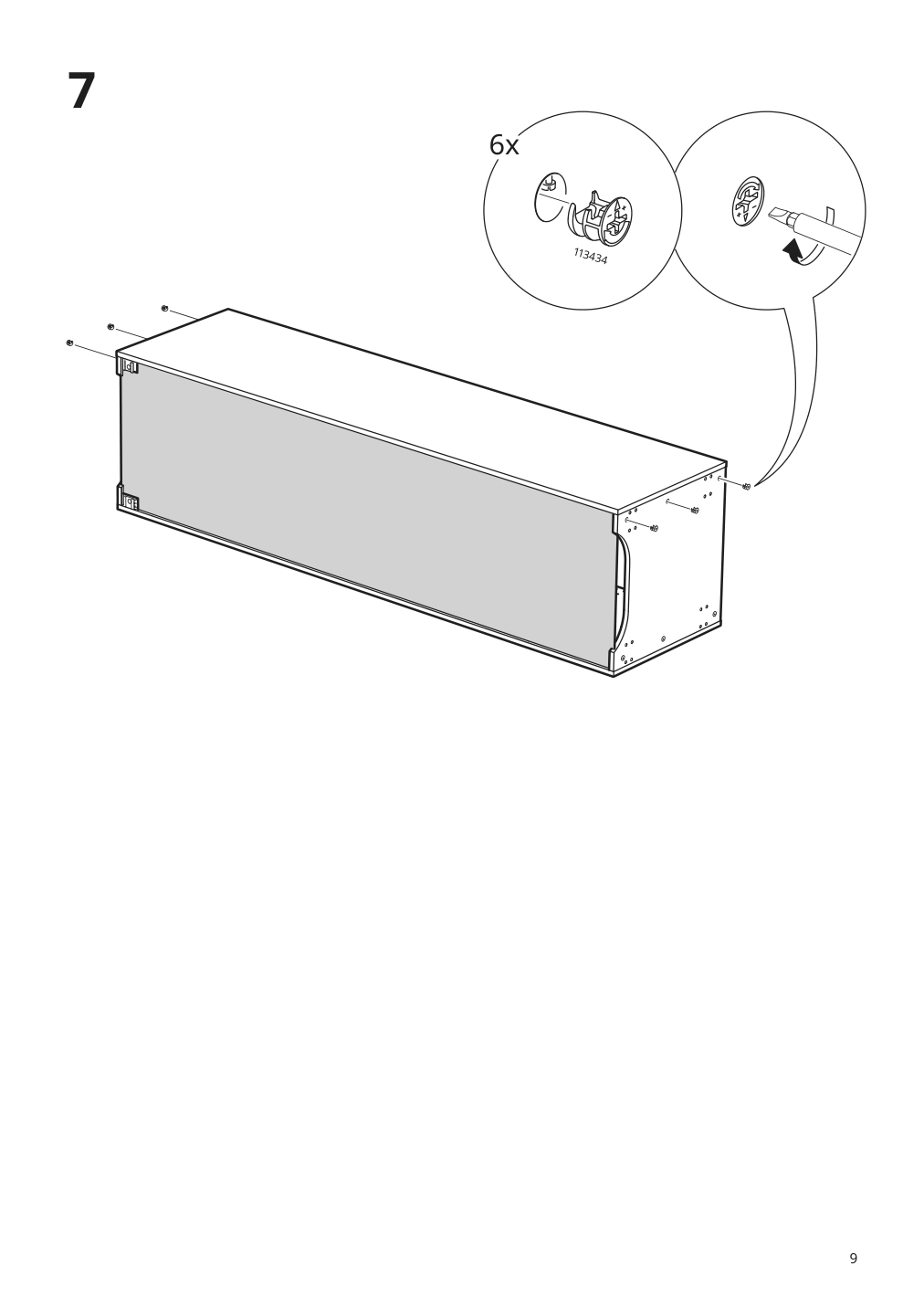 Assembly instructions for IKEA Sektion high cabinet for fridge freezer white | Page 9 - IKEA SEKTION high cabinet for fridge/freezer 095.482.03