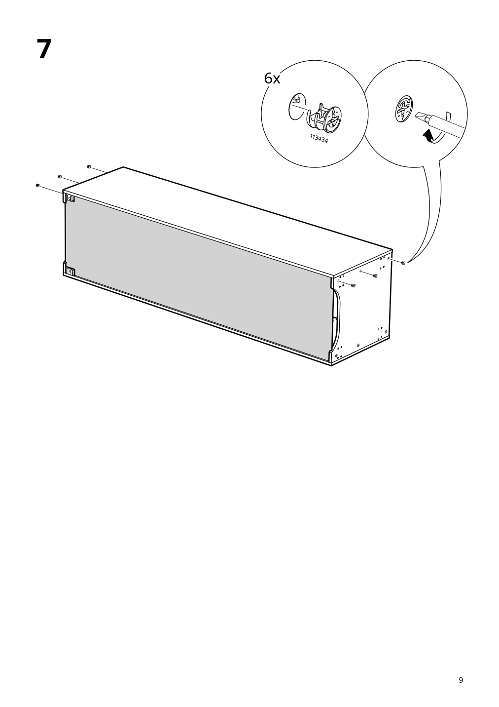 Assembly instructions for IKEA Sektion high cabinet for fridge freezer white | Page 9 - IKEA SEKTION high cabinet for fridge/freezer 095.481.61