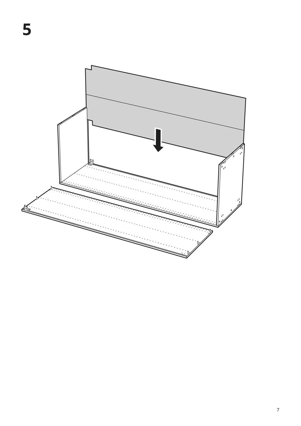 Assembly instructions for IKEA Sektion high cabinet frame white | Page 7 - IKEA SEKTION / MAXIMERA hi cb f micro w 3 drawers/2 doors 094.600.83