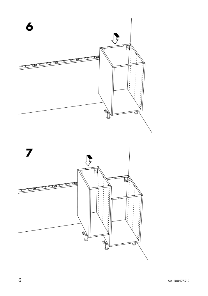 Assembly instructions for IKEA Sektion leg | Page 6 - IKEA SEKTION leg 102.655.18