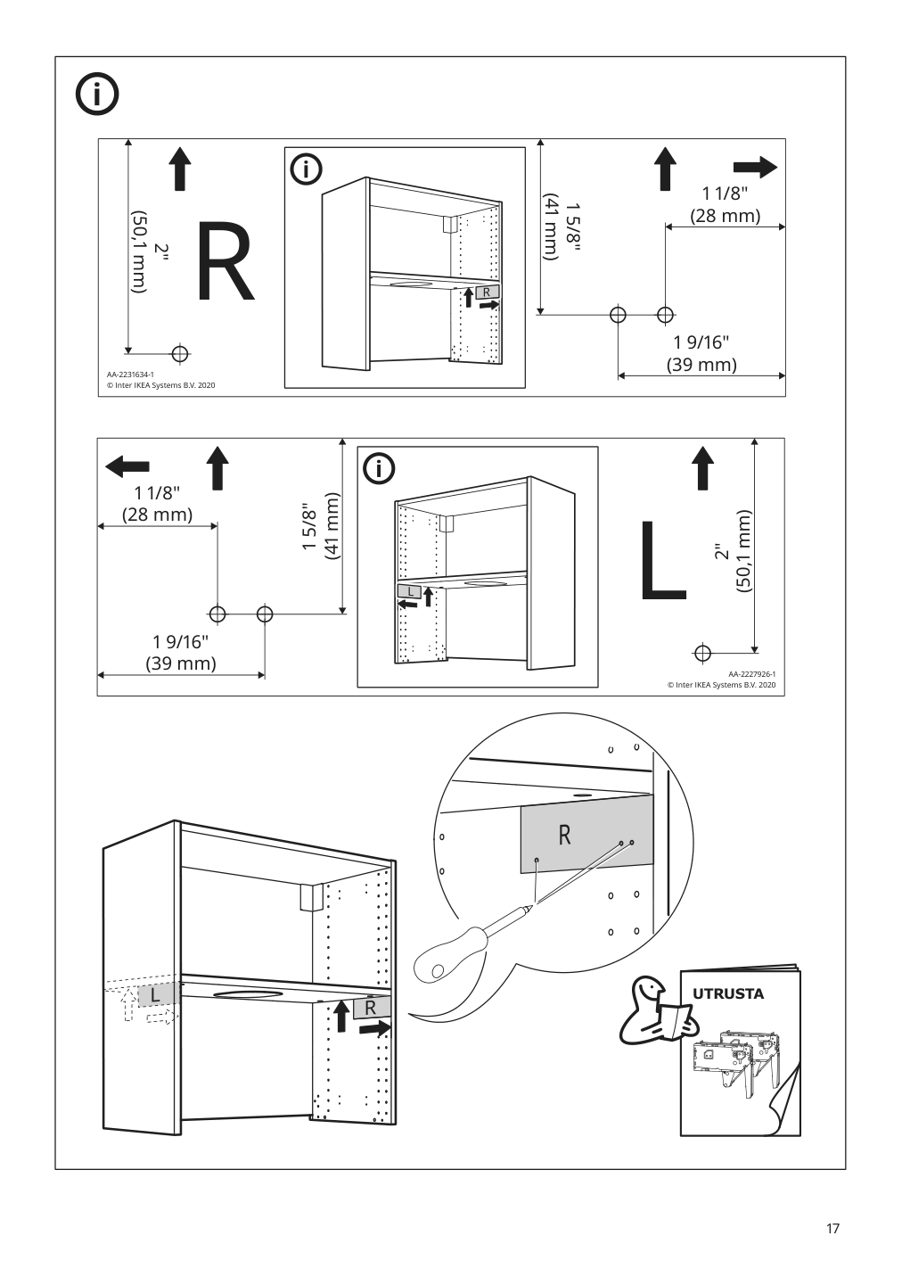 Assembly instructions for IKEA Sektion wall cb f range hood w shelf white | Page 17 - IKEA SEKTION wall cab w built-in range hood 094.635.76