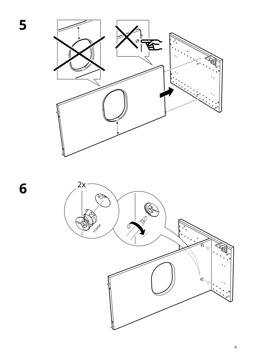 Assembly instructions for IKEA Sektion wall cb f range hood w shelf white | Page 9 - IKEA SEKTION wall cab w built-in range hood 593.885.51