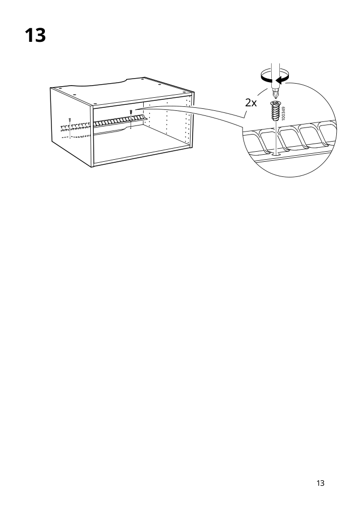 Assembly instructions for IKEA Sektion wall top cabinet frame white | Page 13 - IKEA SEKTION top cab f fridge/freezer w push-op 294.185.21