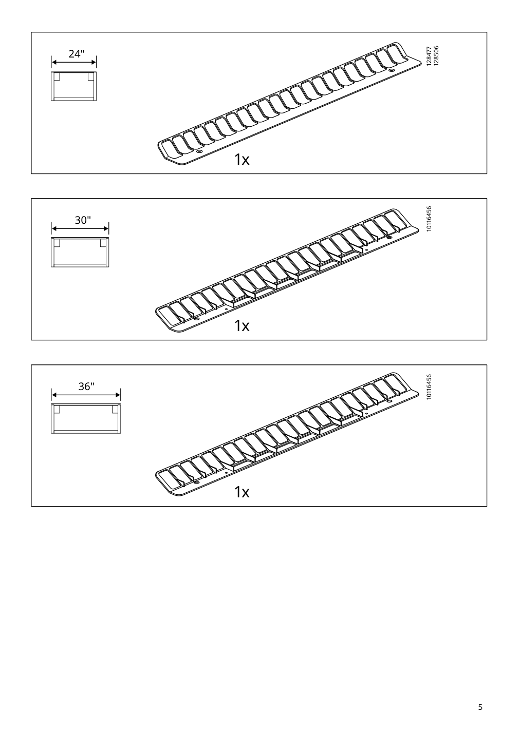 Assembly instructions for IKEA Sektion wall top cabinet frame white | Page 5 - IKEA SEKTION top cab f fridge/freezer w 2 doors 294.551.70