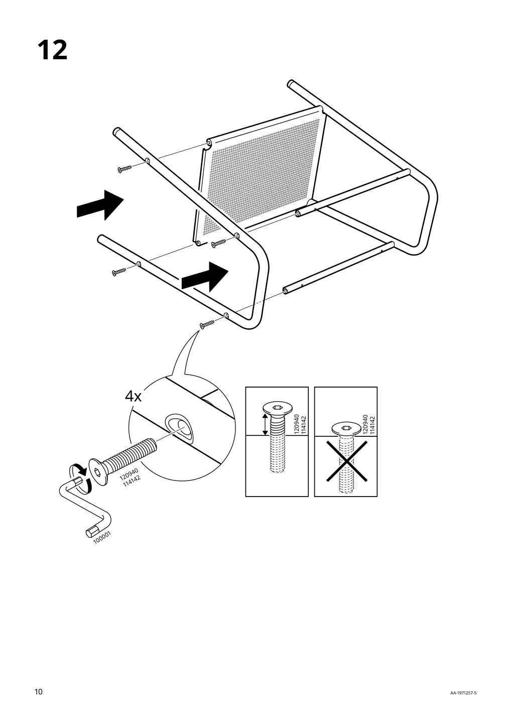 Assembly instructions for IKEA Setskog nightstand black | Page 10 - IKEA SETSKOG nightstand 703.380.41