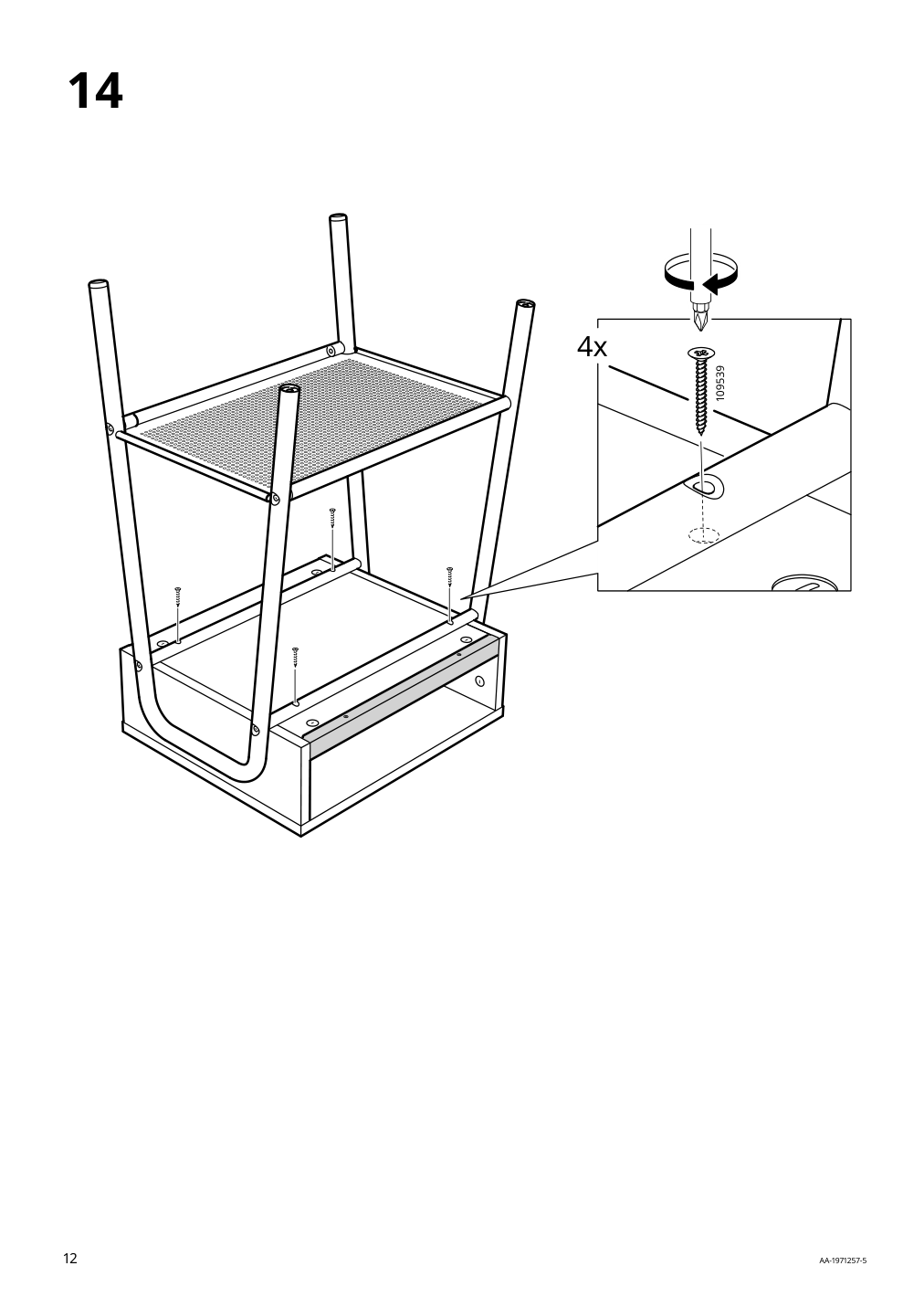 Assembly instructions for IKEA Setskog nightstand black | Page 12 - IKEA SETSKOG nightstand 703.380.41