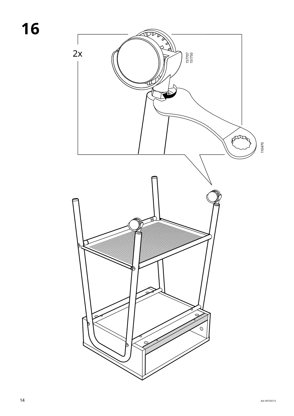 Assembly instructions for IKEA Setskog nightstand black | Page 14 - IKEA SETSKOG nightstand 703.380.41