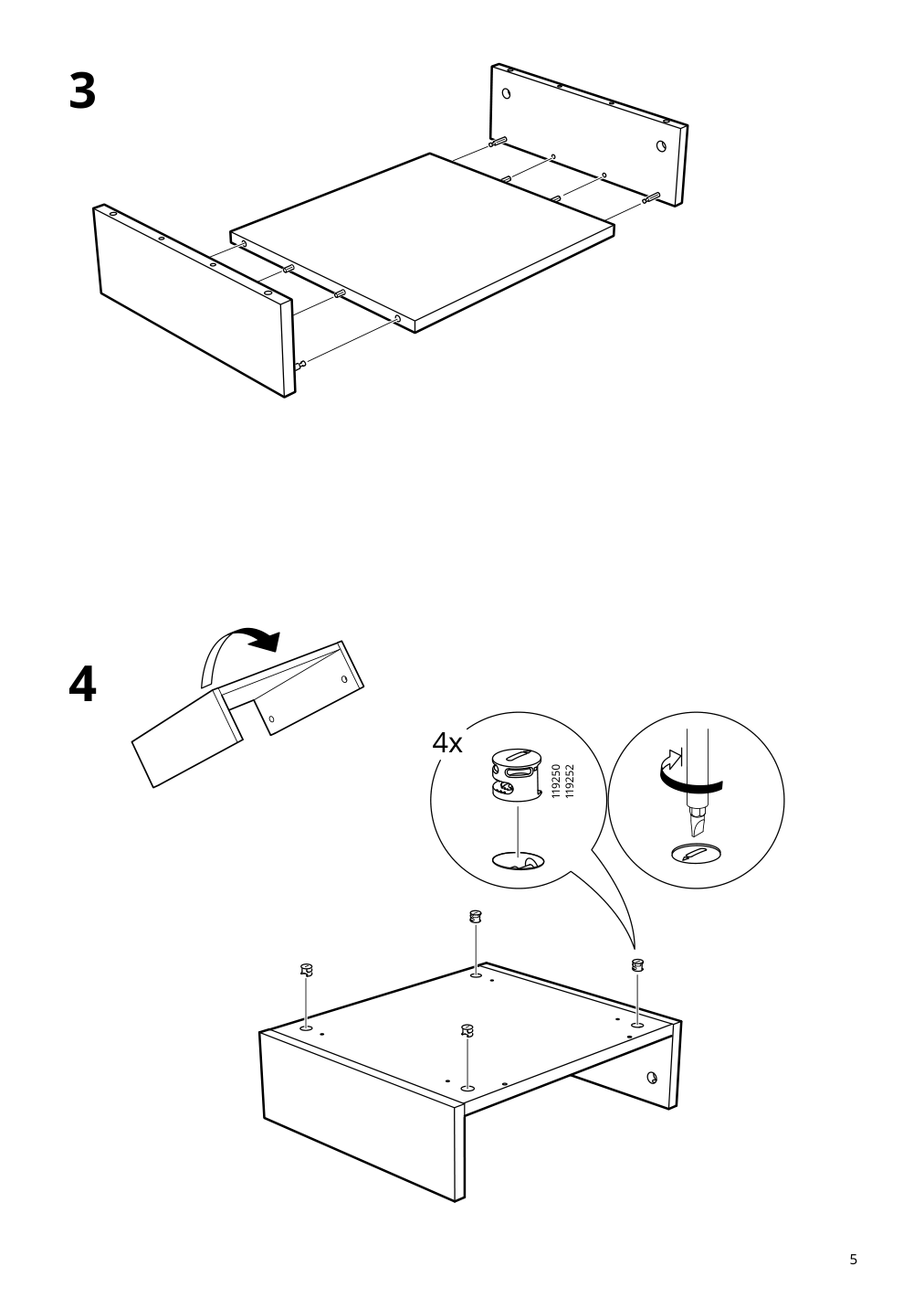 Assembly instructions for IKEA Setskog nightstand black | Page 5 - IKEA SETSKOG nightstand 703.380.41