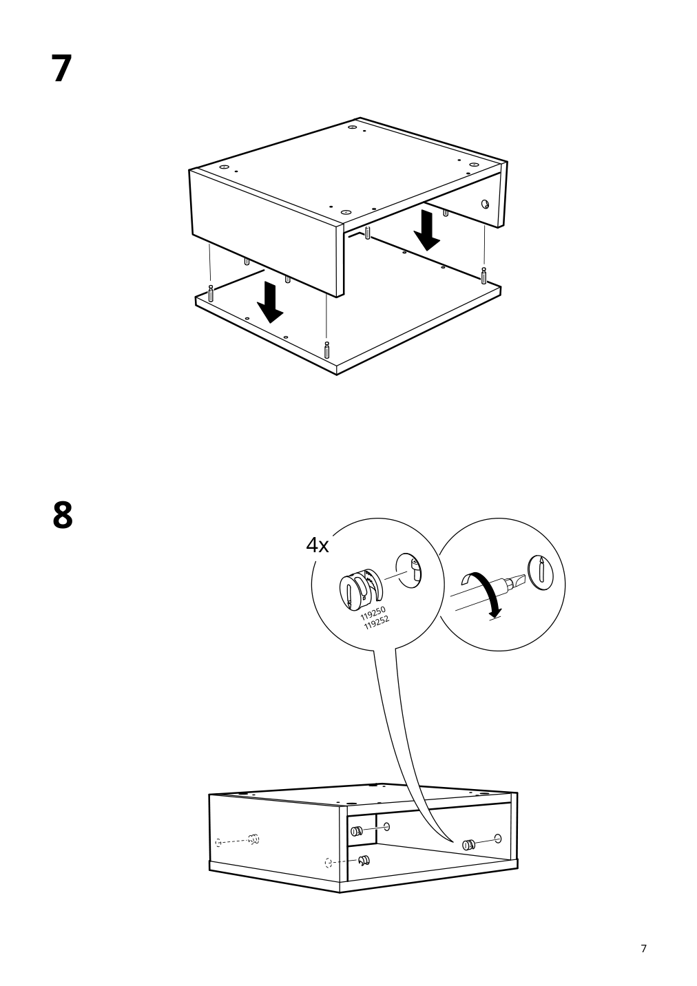 Assembly instructions for IKEA Setskog nightstand black | Page 7 - IKEA SETSKOG nightstand 703.380.41