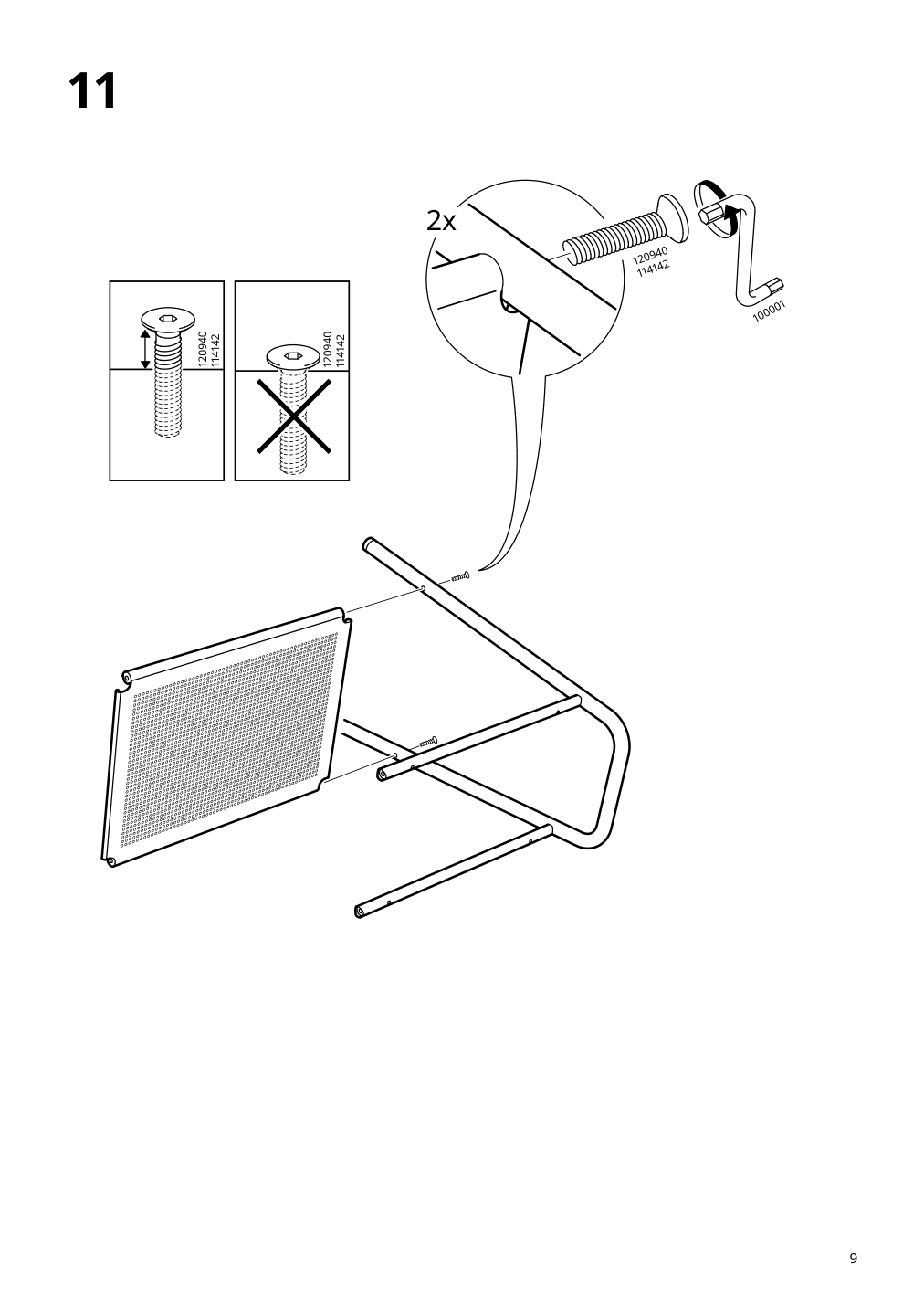 Assembly instructions for IKEA Setskog nightstand black | Page 9 - IKEA SETSKOG nightstand 703.380.41