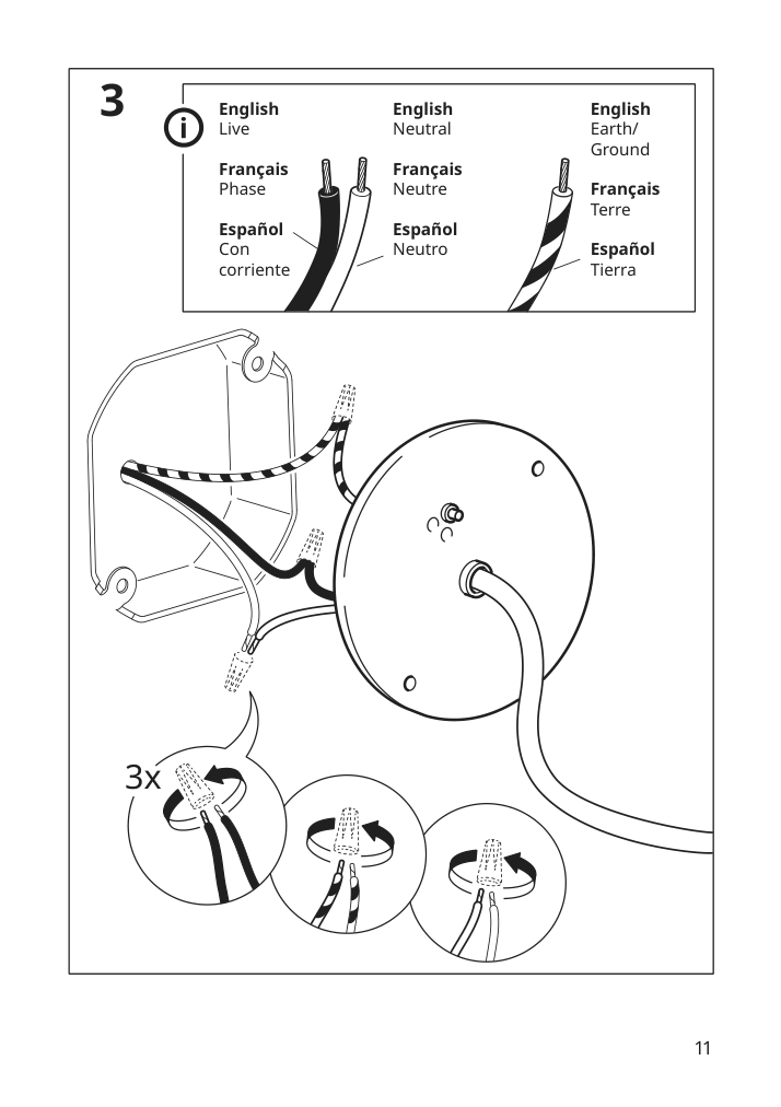 Assembly instructions for IKEA Silverglans driver for wireless control smart white | Page 11 - IKEA SILVERGLANS / RODRET lighting kit 795.378.66
