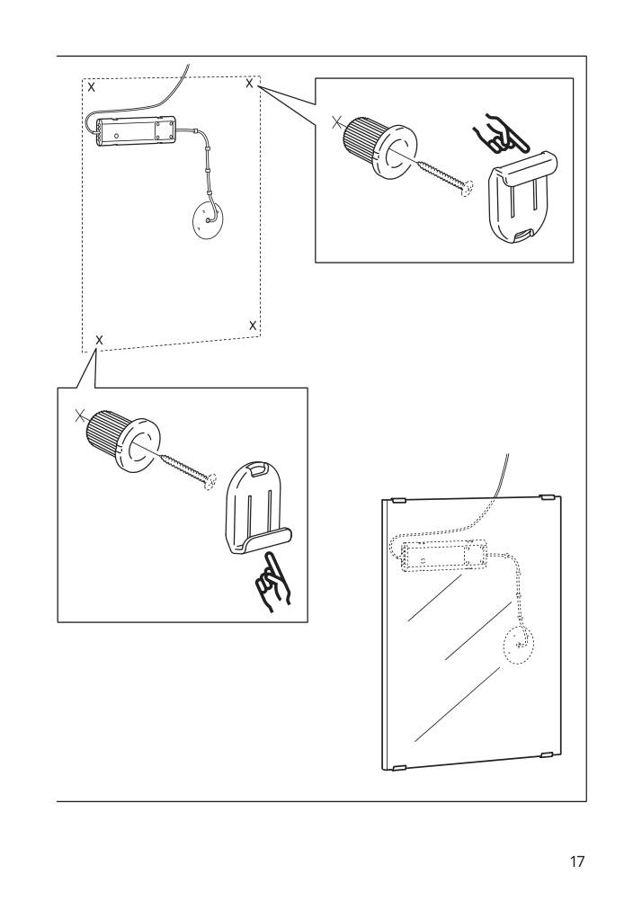 Assembly instructions for IKEA Silverglans driver for wireless control smart white | Page 17 - IKEA SILVERGLANS / RODRET lighting kit 795.378.66