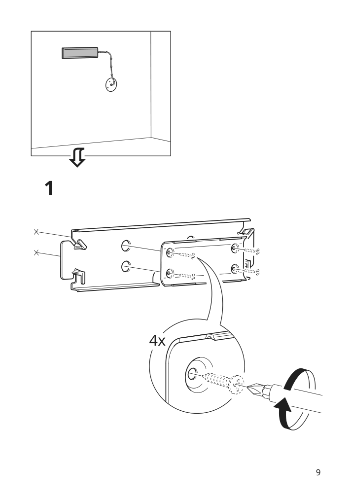Assembly instructions for IKEA Silverglans driver for wireless control smart white | Page 9 - IKEA SILVERGLANS / RODRET lighting kit 795.378.66