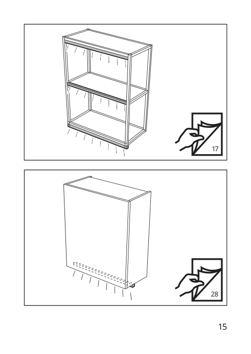 Assembly instructions for IKEA Silverglans led bathroom lighting strip dimmable white | Page 15 - IKEA SILVERGLANS / RODRET lighting kit 795.494.97