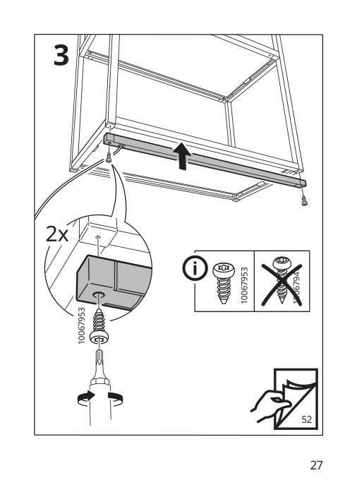 Assembly instructions for IKEA Silverglans led bathroom lighting strip dimmable white | Page 27 - IKEA SILVERGLANS / RODRET lighting kit 795.494.97