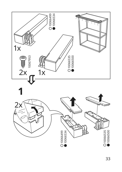 Assembly instructions for IKEA Silverglans led bathroom lighting strip dimmable white | Page 33 - IKEA SILVERGLANS / RODRET lighting kit 795.494.97