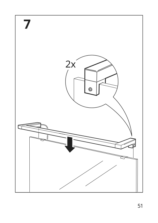Assembly instructions for IKEA Silverglans led bathroom lighting strip dimmable white | Page 51 - IKEA SILVERGLANS / RODRET lighting kit 795.494.97