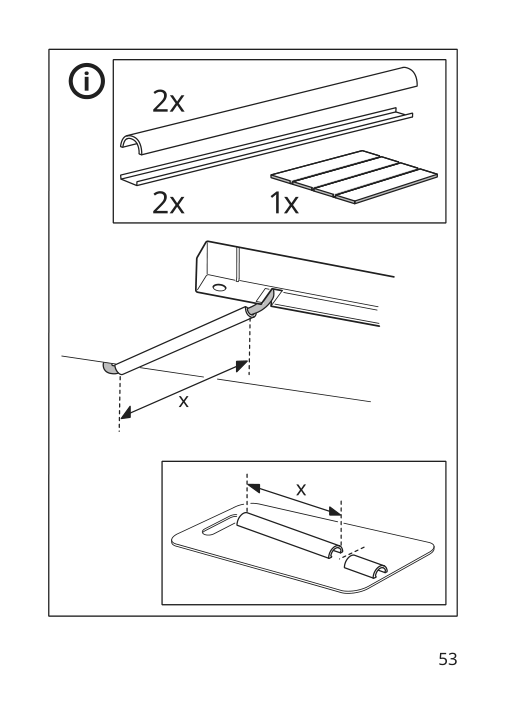 Assembly instructions for IKEA Silverglans led bathroom lighting strip dimmable white | Page 53 - IKEA SILVERGLANS / RODRET lighting kit 795.494.97