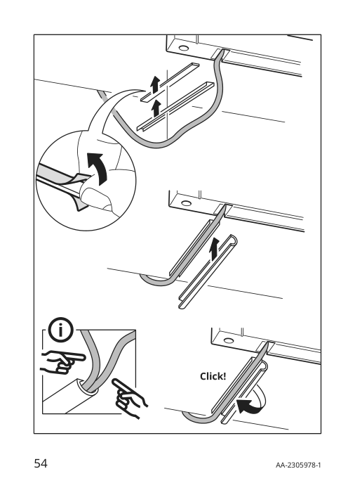 Assembly instructions for IKEA Silverglans led bathroom lighting strip dimmable white | Page 54 - IKEA SILVERGLANS / RODRET lighting kit 795.494.97