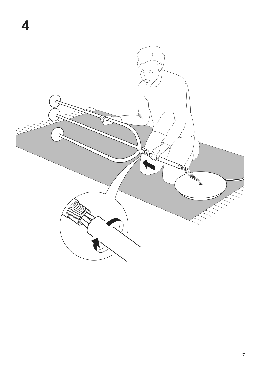 Assembly instructions for IKEA Simrishamn floor lamp chrome plated opal glass | Page 7 - IKEA SIMRISHAMN floor lamp 104.377.65