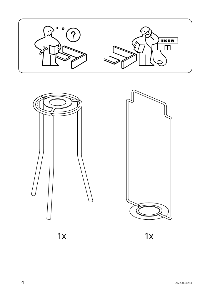 Assembly instructions for IKEA Sinnerlig floor lamp bamboo handmade | Page 4 - IKEA SINNERLIG floor lamp 305.012.13