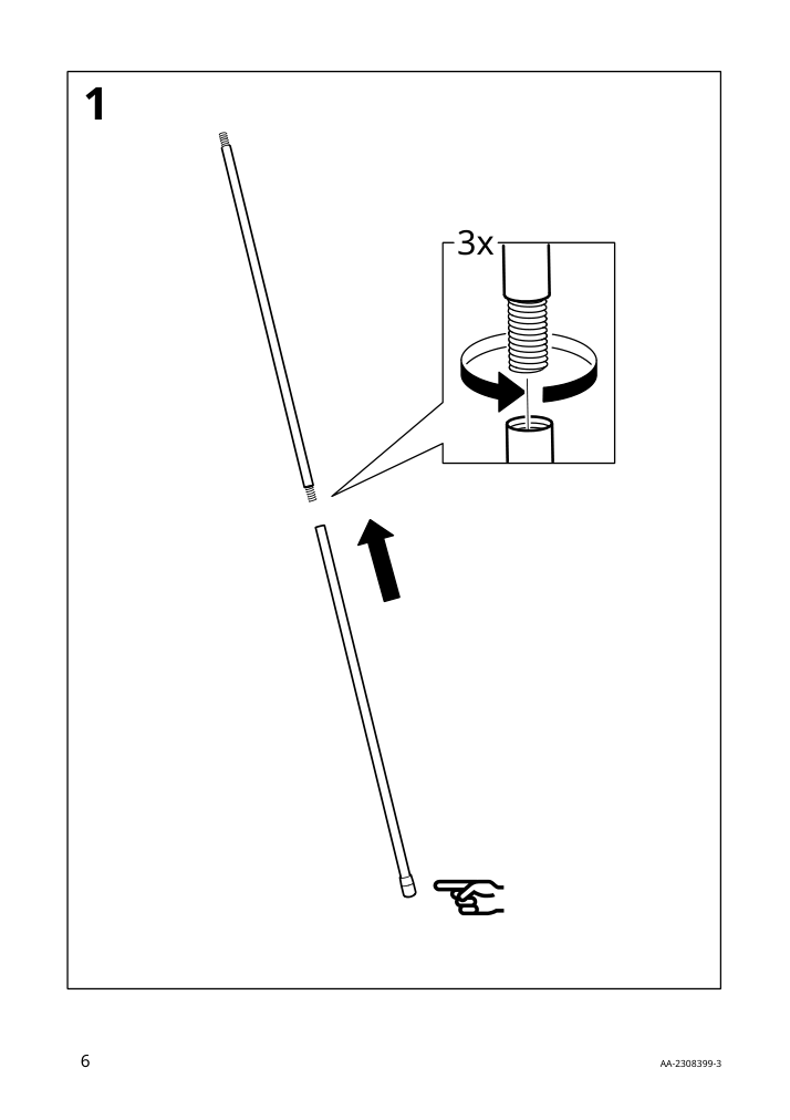 Assembly instructions for IKEA Sinnerlig floor lamp bamboo handmade | Page 6 - IKEA SINNERLIG floor lamp 305.012.13