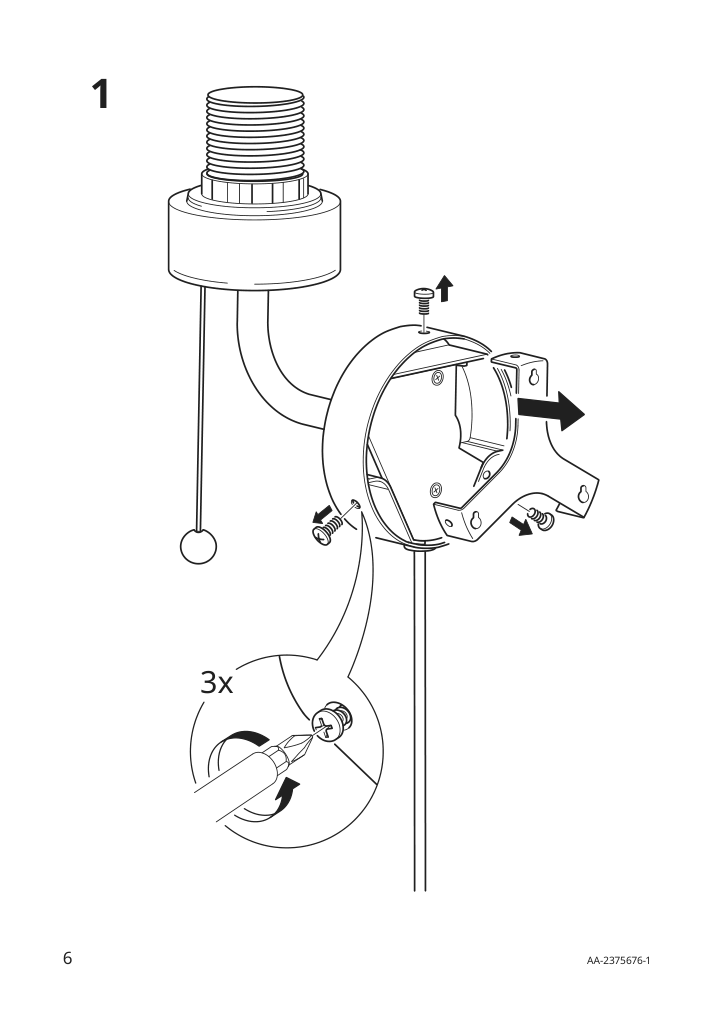 Assembly instructions for IKEA Sinnerlig wall lamp bamboo handmade | Page 6 - IKEA SINNERLIG wall lamp 205.512.08