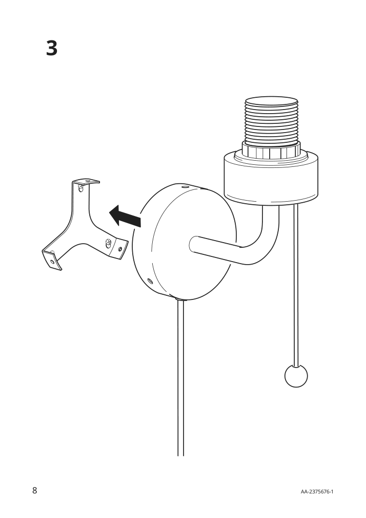 Assembly instructions for IKEA Sinnerlig wall lamp bamboo handmade | Page 8 - IKEA SINNERLIG wall lamp 205.512.08