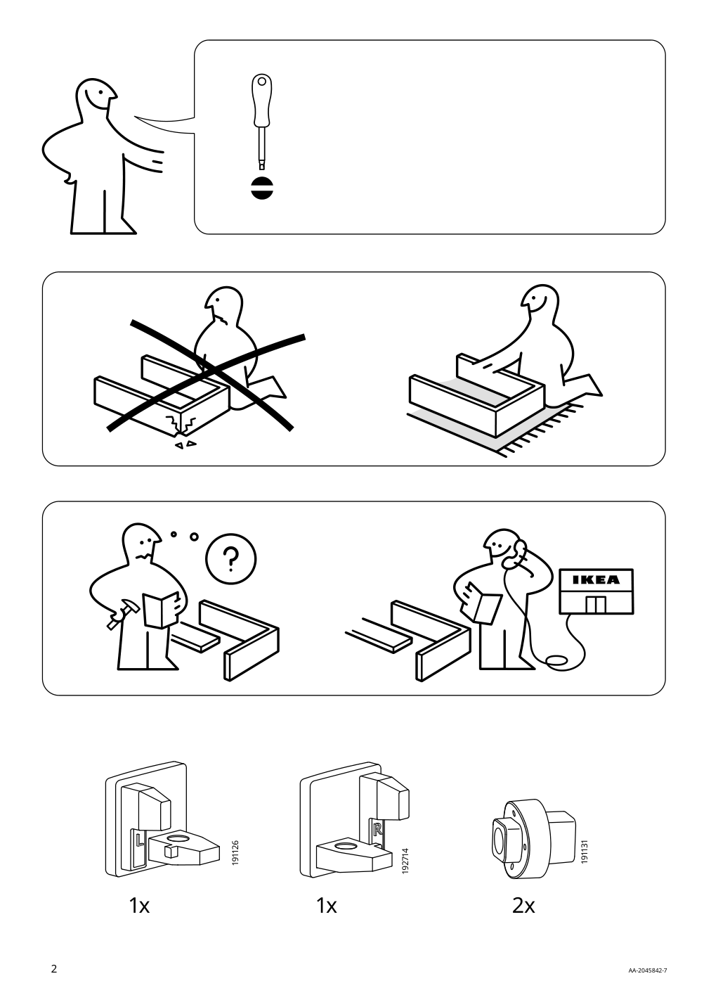 Assembly instructions for IKEA Sjaelland armchair outdoor light gray light brown | Page 2 - IKEA SJÄLLAND table+6 armchairs, outdoor 092.664.77