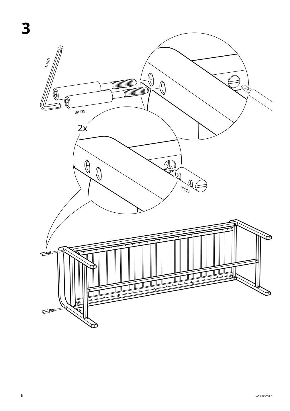 Assembly instructions for IKEA Sjaelland bench outdoor light gray light brown | Page 6 - IKEA SJÄLLAND bench, outdoor 504.019.86