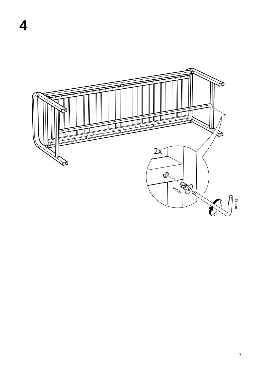 Assembly instructions for IKEA Sjaelland bench outdoor light gray light brown | Page 7 - IKEA SJÄLLAND bench, outdoor 504.019.86