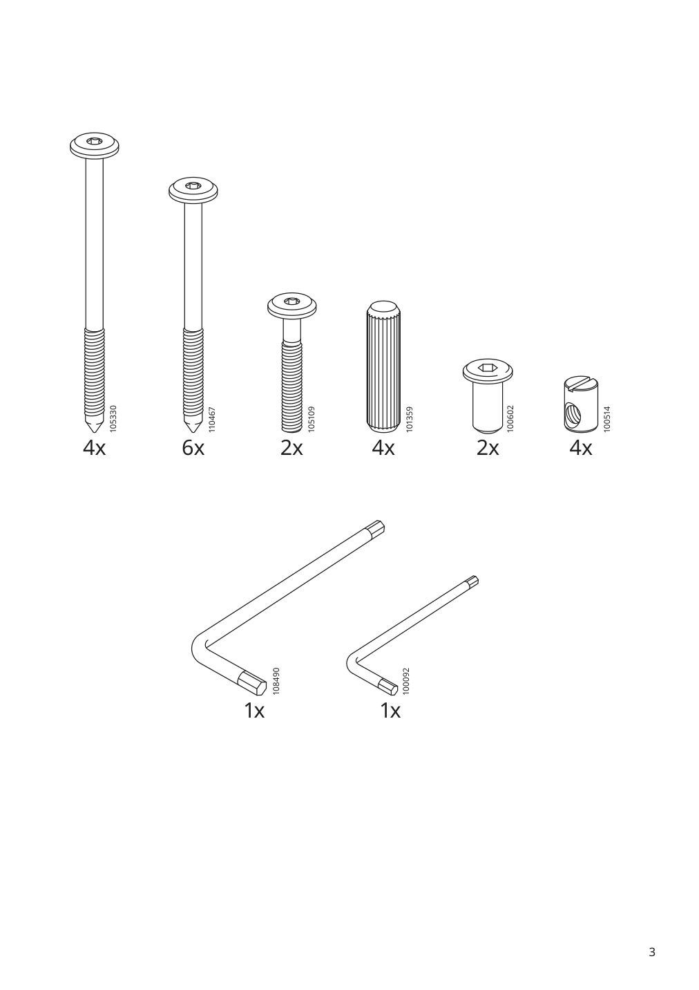 Assembly instructions for IKEA Sjaelsoe armchair | Page 3 - IKEA SJÄLSÖ armchair 905.550.95