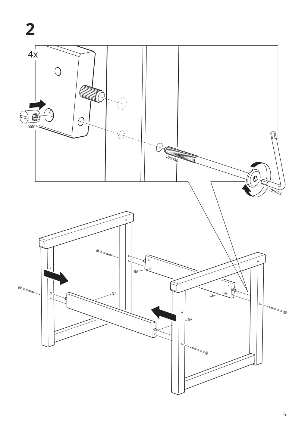 Assembly instructions for IKEA Sjaelsoe armchair | Page 5 - IKEA SJÄLSÖ armchair 905.550.95