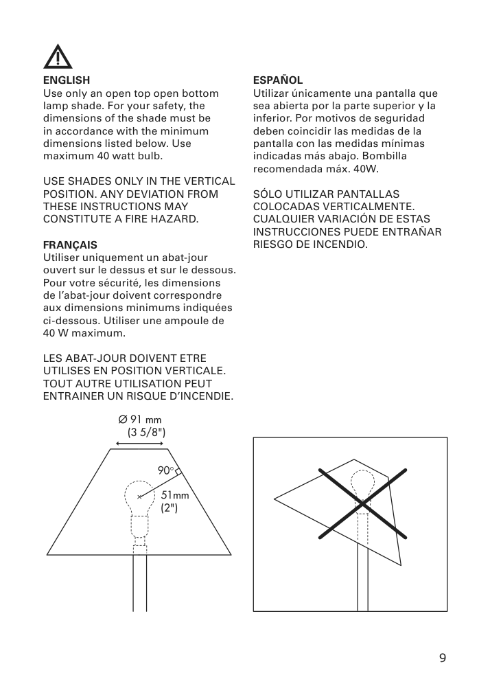 Assembly instructions for IKEA Skaftet floor lamp base nickel plated | Page 9 - IKEA SKAFTET / MOLNART floor lamp 394.818.90