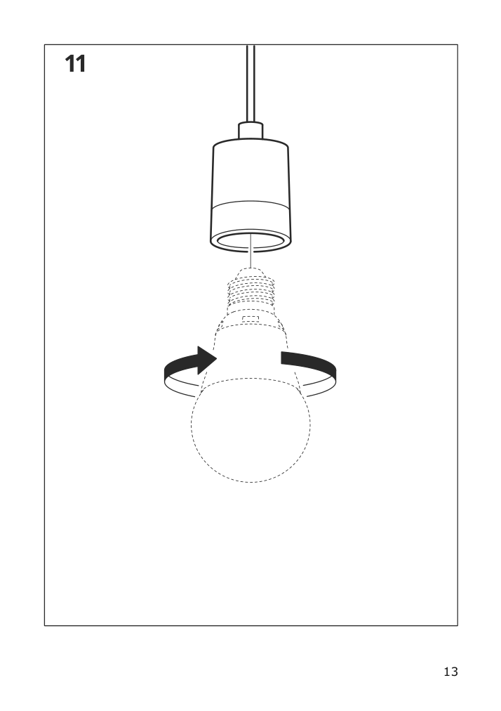 Assembly instructions for IKEA Skaftet triple cord set with ceiling mount nickel plated rectangle | Page 13 - IKEA BRUNSTA / SKAFTET pendant lamp 095.142.41