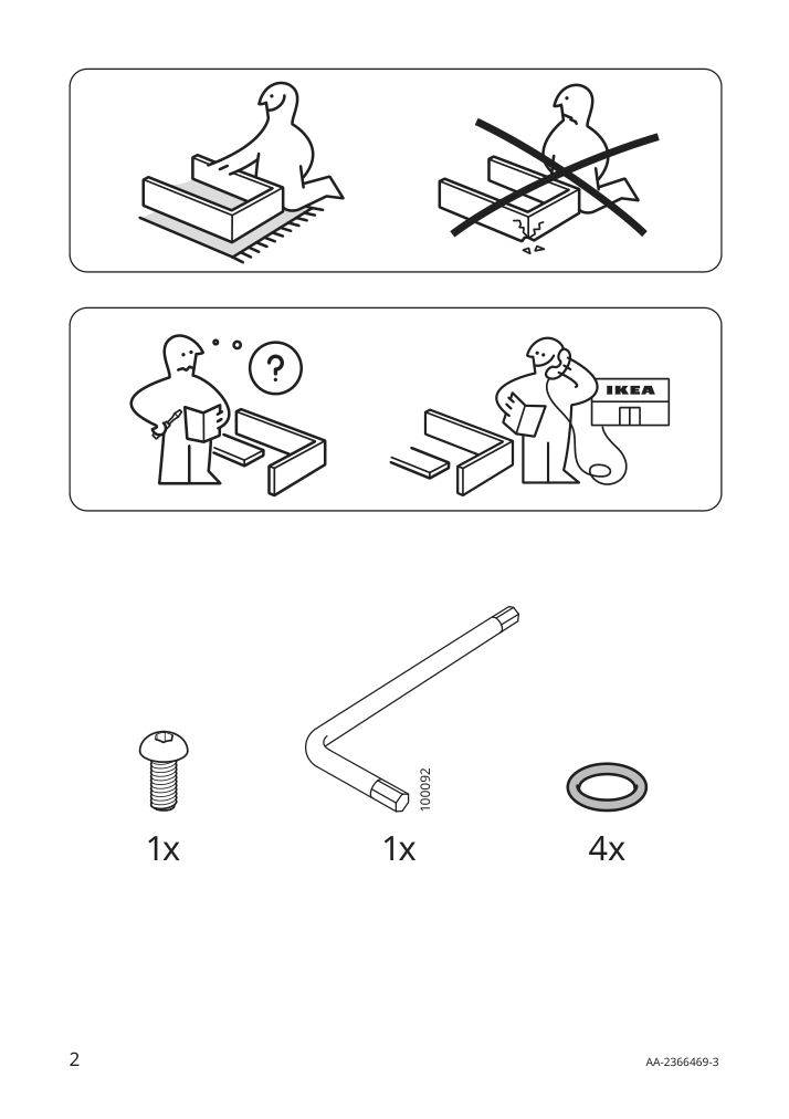 Assembly instructions for IKEA Skalboda armchair orange | Page 2 - IKEA SKÅLBODA armchair 405.553.09