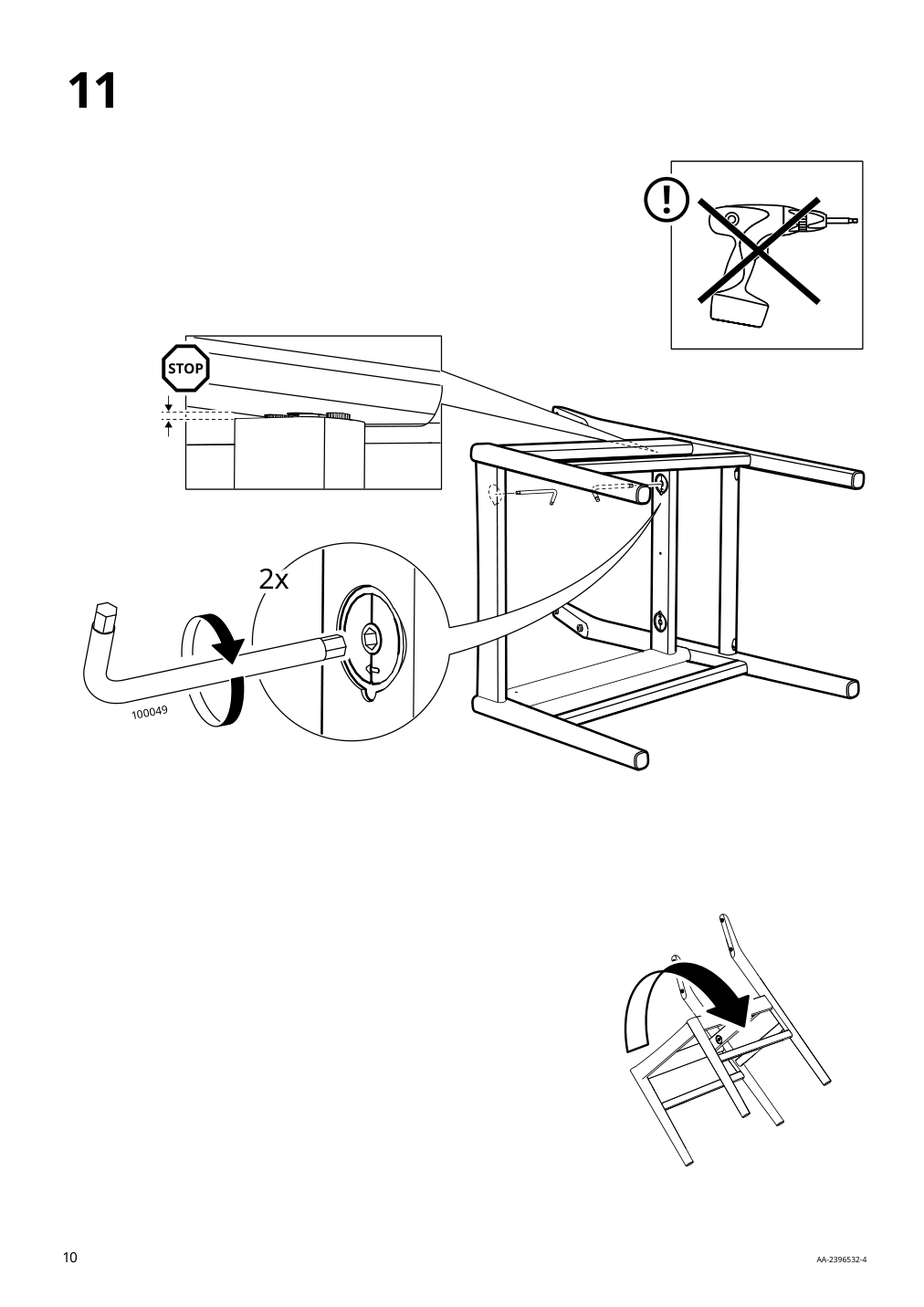 Assembly instructions for IKEA Skansnaes chair black beech | Page 10 - IKEA SKANSNÄS / SKANSNÄS table and 4 chairs 595.615.98