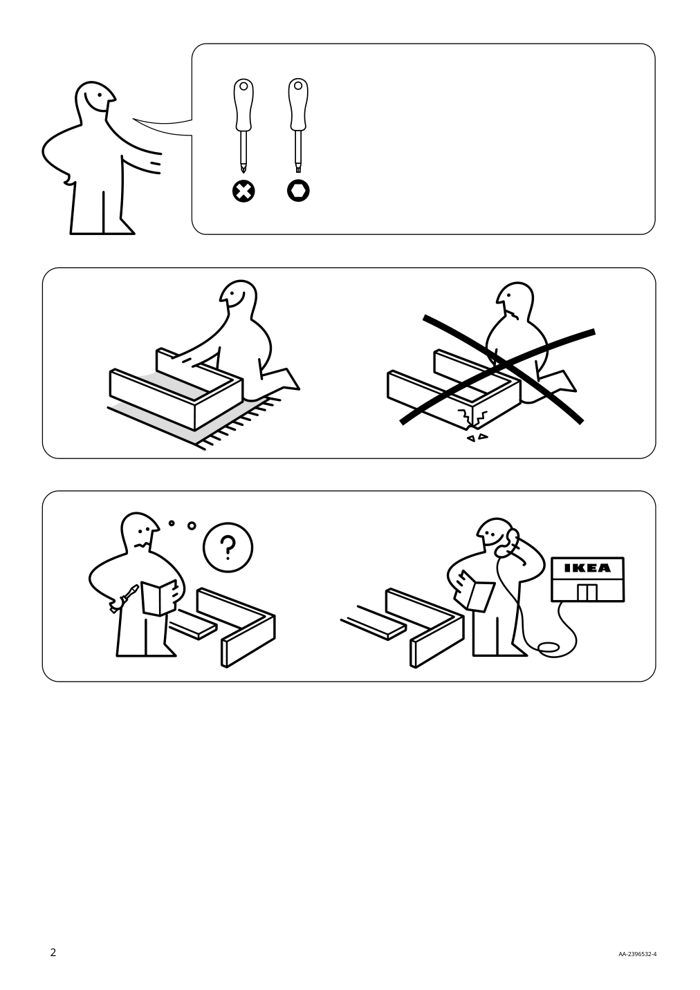 Assembly instructions for IKEA Skansnaes chair black beech | Page 2 - IKEA SKANSNÄS / SKANSNÄS table and 4 chairs 595.615.98