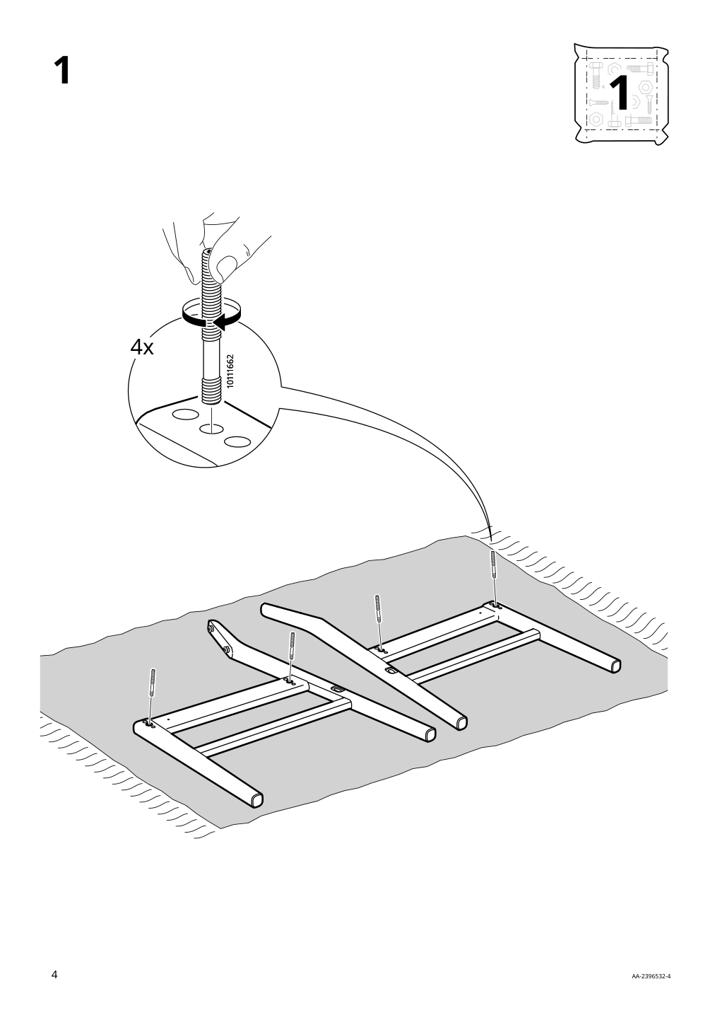 Assembly instructions for IKEA Skansnaes chair black beech | Page 4 - IKEA SKANSNÄS / SKANSNÄS table and 4 chairs 595.615.98