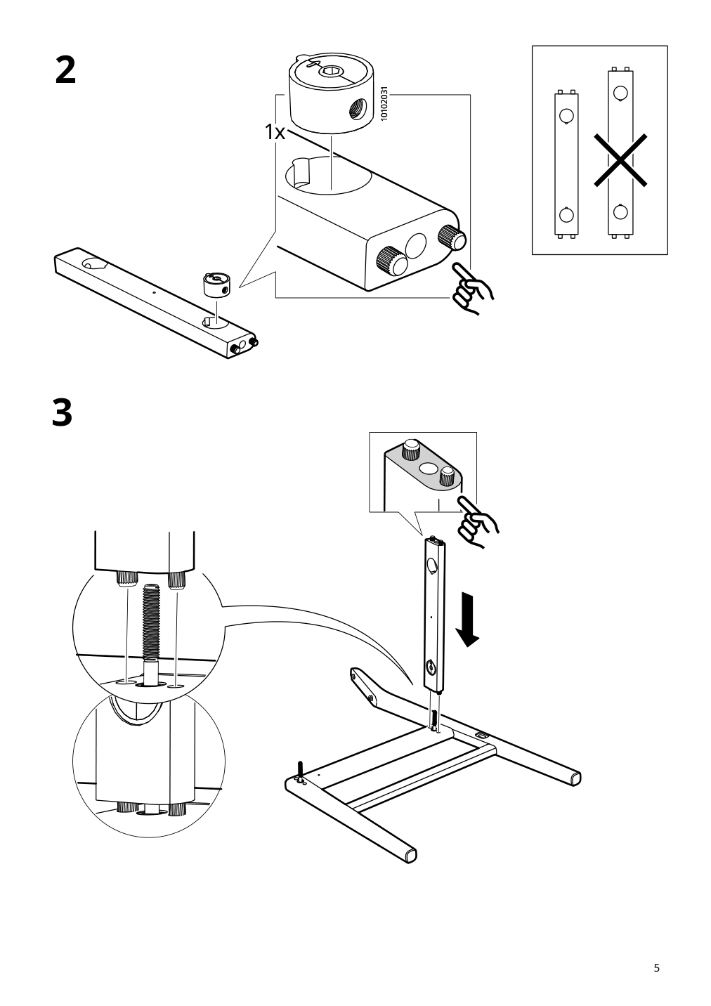 Assembly instructions for IKEA Skansnaes chair black beech | Page 5 - IKEA SKANSNÄS / SKANSNÄS table and 4 chairs 595.615.98